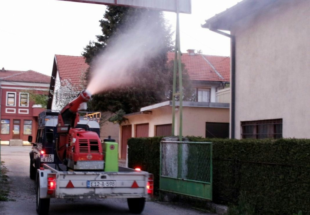 U SBK počela sistemska dezinfekcija općina, uskoro i Novi Travnik na redu