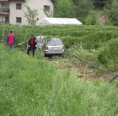 Sa autom sletio u maline koje se nalaze pored ceste