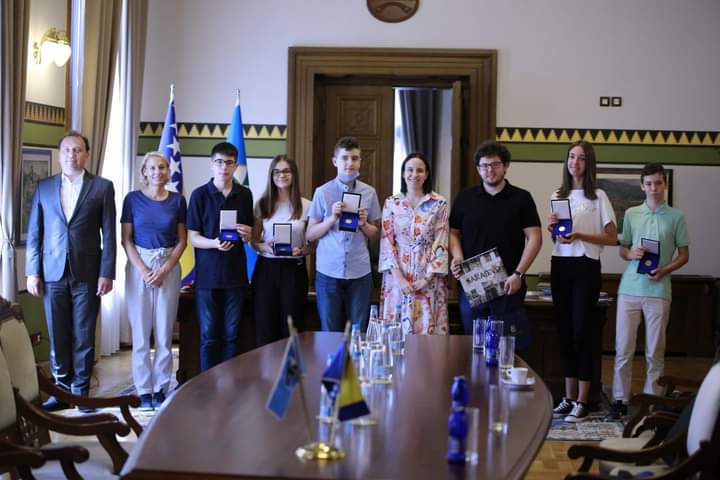 Novotravničanin Benjamin Mujkić boravio u posjeti kod gradonačelnice Sarajeva
