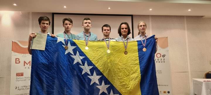 Benjamin Mujkić osvojio bronzanu medalju na Balkanskoj matematičkoj olimpijadi