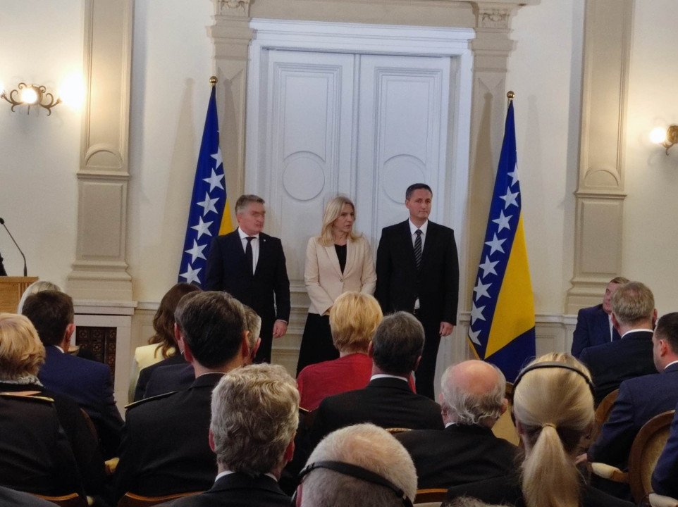 Inauguracija članova Predsjedništva BiH: Bećirović, Cvijanović i Komšić položili zakletvu