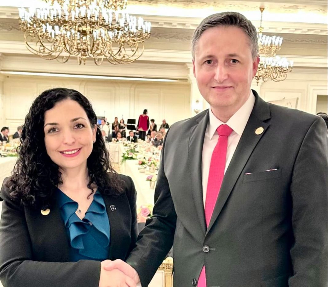 Denis Bećirović u Ankari se sastao s predsjednicom Kosova Vjosom Osmani